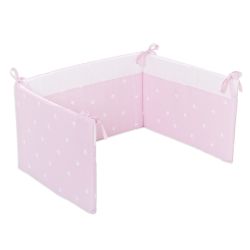 Träumeland Nestchen 180x36 cm Krönchen rosa