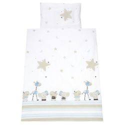 Schardt Bettwäsche 2-teilig 100x135 cm Banjo blau