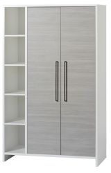 Schardt Eco Silber Kleiderschrank 2-türig