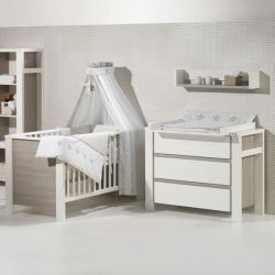 Schardt Milano Pinie Sparset Kinderbett und Wickelkommode