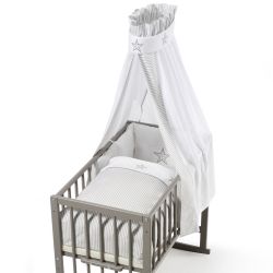 Schardt Himmelset für Wiege Wiegenset Stern beige