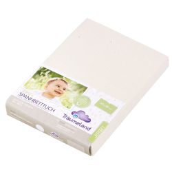 Träumeland Spannbetttuch Organic naturweiß 40x90