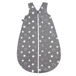 Julius Zöllner Schlafsack Sommerschlafsäckchen Sternenhimmel anthrazit 70 cm
