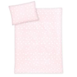Julius Zöllner Bettwäsche Sternenhimmel rosa 2-teilig 100/135 cm + 40/60 cm
