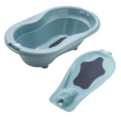 Rotho 2er Set TOP Badewanne Lagoon mit Wanneneinsatz 