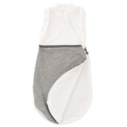 Träumeland Puck-Schlafsack Air grau meliert 0 - 3 Monate