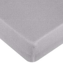 Träumeland Spannbetttuch Jersey 60 x 120 cm + 70 x 140 cm dunkelgrau 