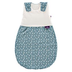 Träumeland Außenschlafsack LIEBMICH Gr. 56/62 Tropfen ozeanblau