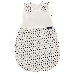 Träumeland Außenschlafsack LIEBMICH Gr. 80/86 Tropfen schwarz