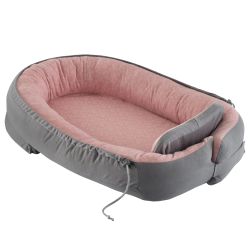 Träumeland Babynest Kuschelnest Kreise rose  