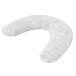 Träumeland Seitenlagerungskissen mit EPS- Perlen Füllung GEO grau