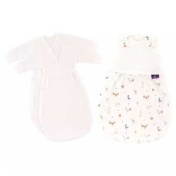 Träumeland Babyschlafsack LIEBMICH 3tlg. Set Kikeriki Größe 56/62