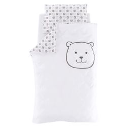 Träumeland Bettwäsche 100x135 + 40x60 cm Kleiner Bär 