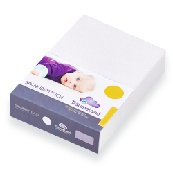 Träumeland Spannbetttuch Jersey weiß 40x90