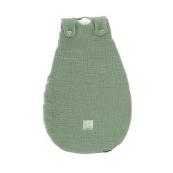 Träumeland Außenschlafsack LIEBMICH Baumwollmusselin salbei grün Größe 56/62