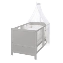 Roba Komplettbettset Sternenzauber grau 70x140cm taupe