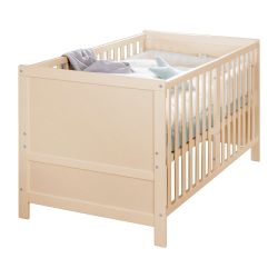 roba Babybett EASY SLEEP 70x140 cm inkl. Umbauecken 3 Schlupfsprossen natur