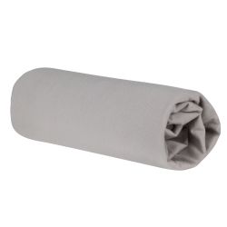 roba Spannbettlaken 40x90 / 45x90 cm 100% Jersey Bio-Baumwolle grau