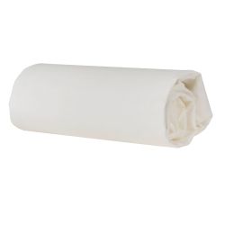 roba Spannbettlaken 40x90 / 40x90 100% Jersey Bio Baumwolle canadian white