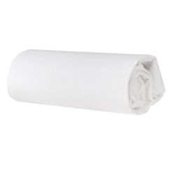 roba Spannbettlaken 40x90 / 40x90 cm 100% Jersey Bio Baumwolle weiß