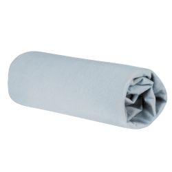 roba Spannbettlaken 60x120 / 70x140 cm 100% Jersey Bio-Baumwolle hellblau