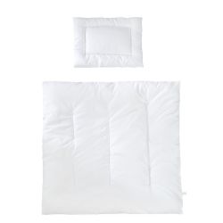 Roba Kindersteppbett ganzjähriges Wiegenset Decke 80x80cm Kissen 40x35cm