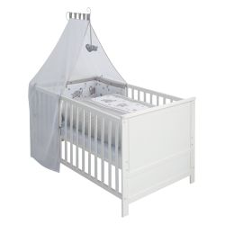 Roba Komplettbettset Jumbotwins 70x140cm Bettwäsche Himmel & Matratze