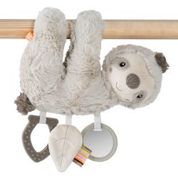 Fehn Activity-Faultier Lazy, Crazy & Pink Grau/Beige