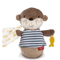 Fehn Otter Theo Mini-Stehauf Otter Braun 15 cm