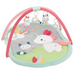 Fehn Aiko & Yuki 3-D-Activity-Decke Krabbeldecke Einhorn & Katze