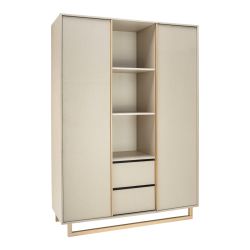 Schardt Terry Schrank 2 Türen mit Mittelregal Dekor Textil