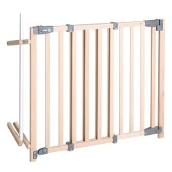 Roba Holz Treppenschutzgitter 93,5 - 120,5 cm, Höhe 83,5 cm