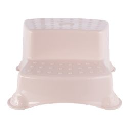 Keeeper Tritthocker zweistufig mit anti-rutsch-funktion pure nordic pink