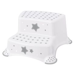 Keeeper Stars Tritthocker Schemel zweistufig Anti-Rutschfunktion Cosmic White