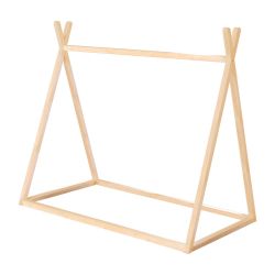 roba Tipibett 70x140 cm Zeltform Kinderbett Bambus Holz Natur