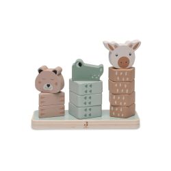 Jollein Holz-Stapelturm Jungle Jambo