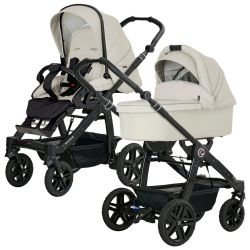 Hartan Kombikinderwagen Racer GTS Set inkl. Babywanne trend creme beige
