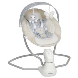 BabyGo elektrische Cuddly Babywippe beige