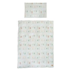 roba Kinderbettwäsche Woodland Buddies 100 x 135 cm + 40 x 60 cm Bettwäsche
