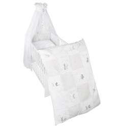 Roba Himmelset/Bettset Kinderbettgarnitur 4-teilig Fox&Bunny