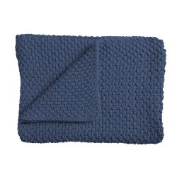 Schardt Baby Strickdecke Babydecke Sunny 75x100 cm, dunkelblau