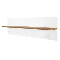 roba Wandgarderobe 5 Haken 1 Ablage für Baby- & Kinderzimmer Artisan Eiche