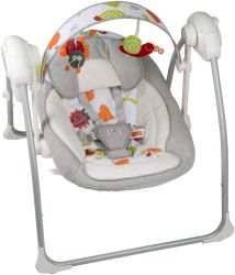 BabyGO Dandly Bouncer Wippe Babywippe grau