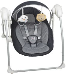 BabyGO Dandly Bouncer Wippe Babywippe anthrazit