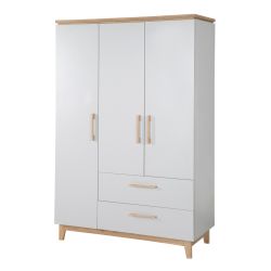 Roba Schrank Caro 3 Türen 2 Schubladen mit Soft-Close Drehtürenschrank