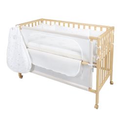 Roba Room Bed 60x120cm Beistellbett mit Ausstattung natur lackiert Sternenzauber