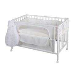 Roba Room Bed 60x120cm Beistellbett inkl. Ausstattung weiss Sternenzauber