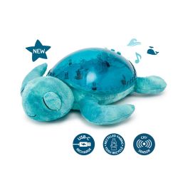Cloud B Tranquil Turtle Aqua USB-C aufladbar Nachtlicht Projektor Sound