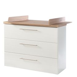 Roba Wickelkommode Nele Wickelansatz 3 Schubladen Kranz Artisan Eiche