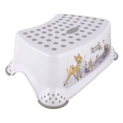 Keeeper Tritthocker mit anti-rutsch-funktion bambi nordic white